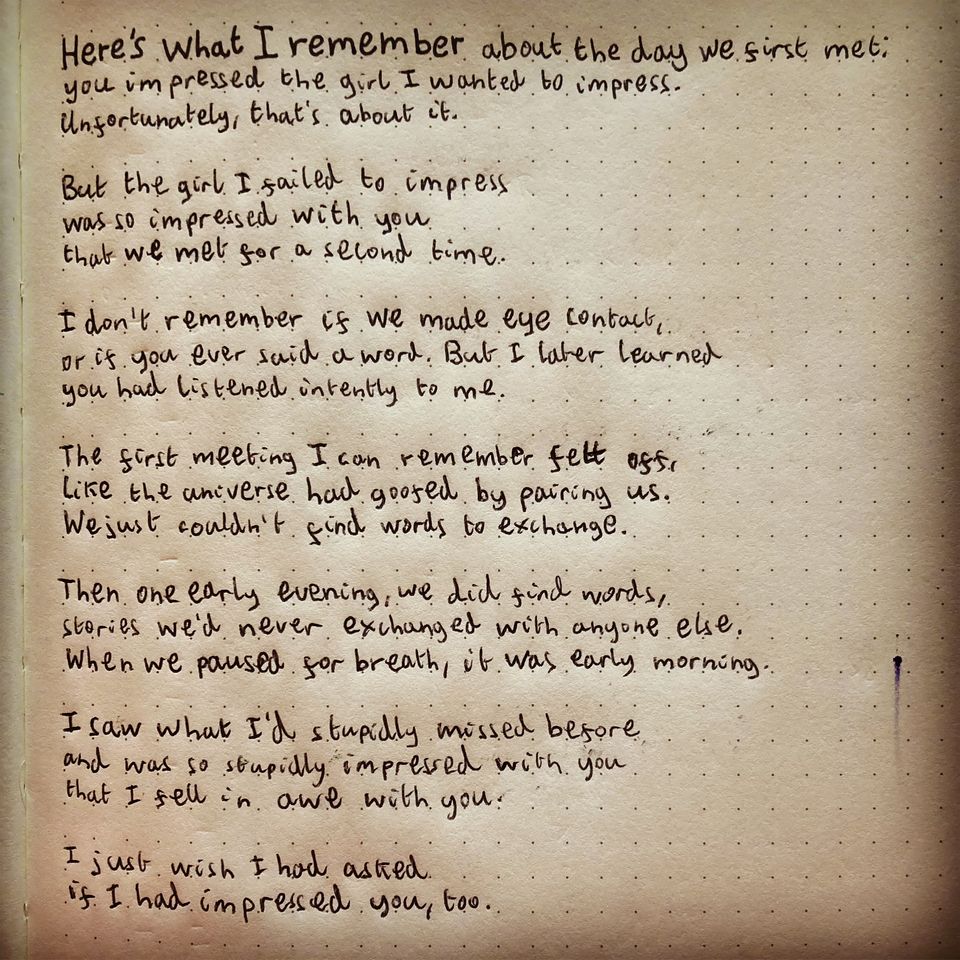 Here's what I remember...